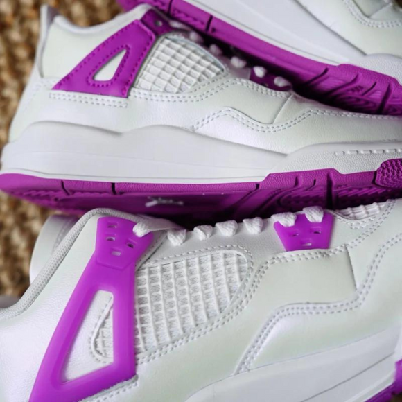 Nike Air Jordan 4 Retro GS 'Hyper Violet' - SneakerMood 