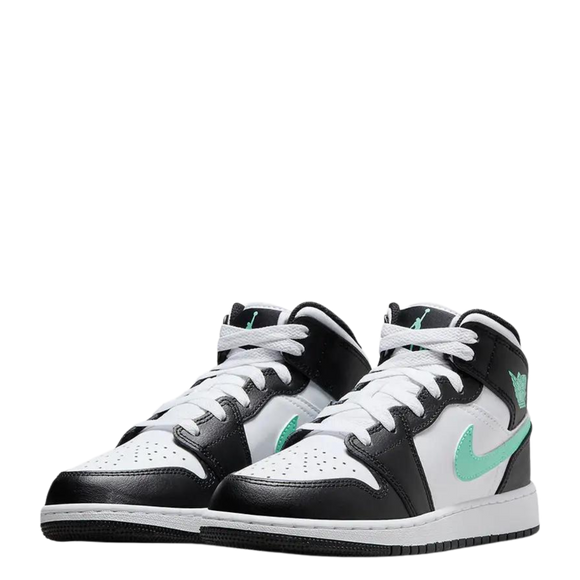 Nike Air Jordan 1 Mid GS 'Green Glow'