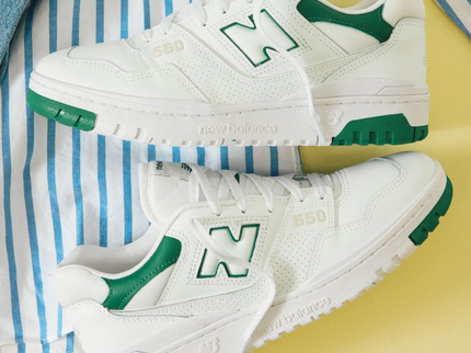 New Balance New Balance 550 White Classic Green