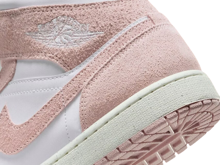 Nike Air Jordan 1 Mid SE GS "Pink Suede"