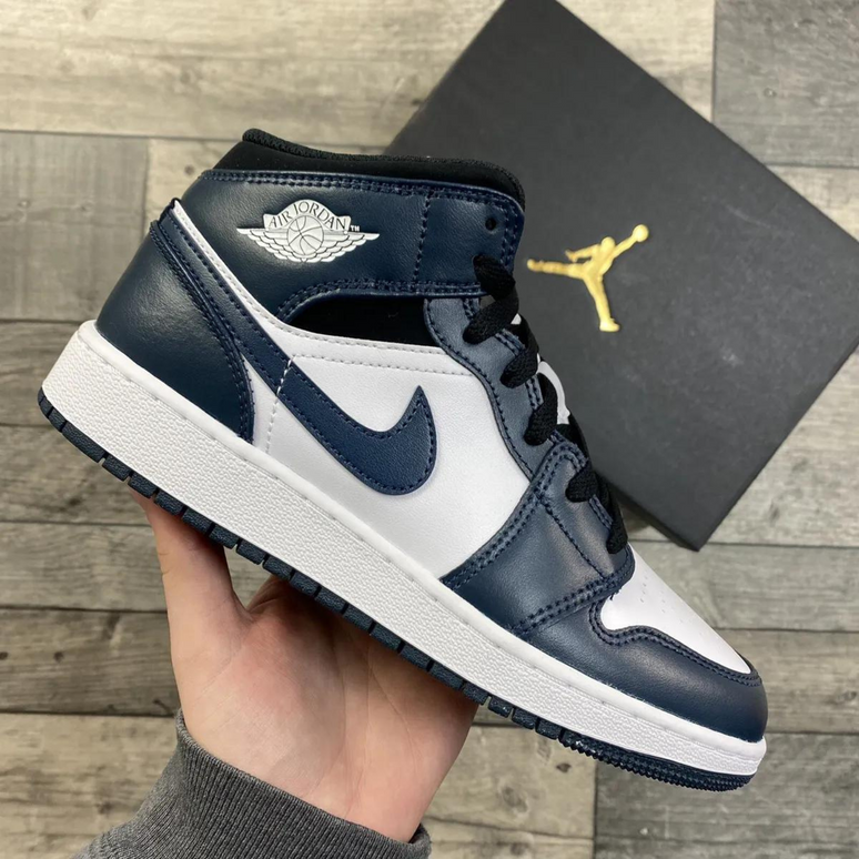 Nike Air Jordan 1 Mid Dark Teal (GS)