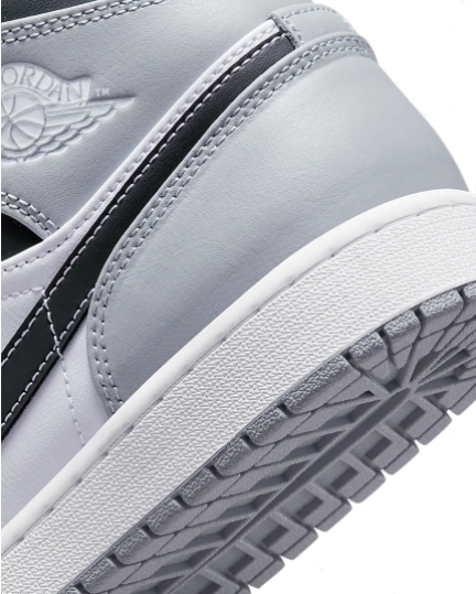 Nike Air Jordan 1 Mid Light Smoke Grey Antraciet