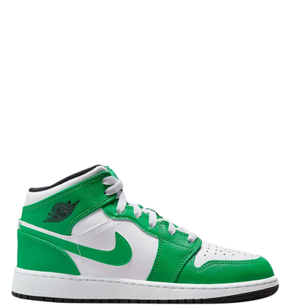 Nike Air Jordan 1 Mid GS 'Lucky Green'