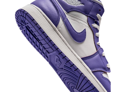 Nike Air Jordan 1 Mid GS 'Purple Venom'