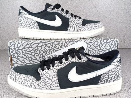 Nike Air Jordan 1 Retro Low OG Black Cement