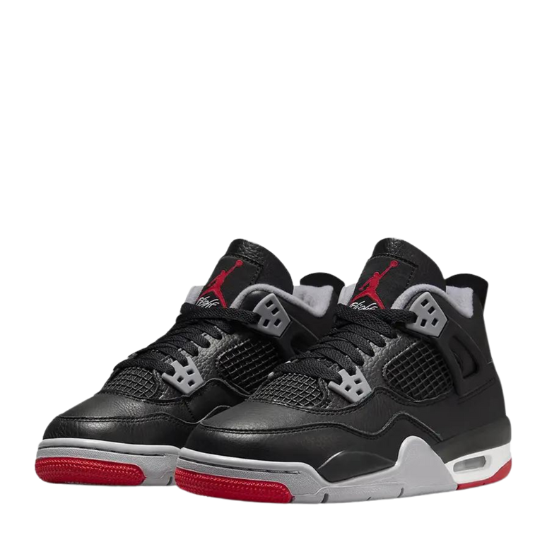 Nike Air Jordan 4 Retro GS 'Bred Reimagined' - SneakerMood 