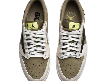 Travis Scott x Air Jordan 1 Low Golf 'Neutral Olive'