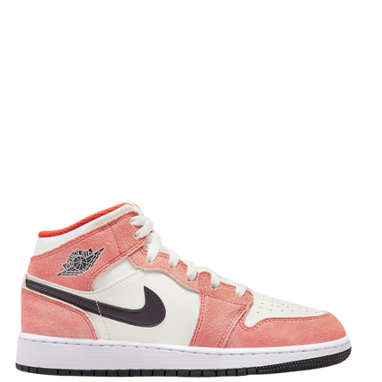 Air Jordan 1 Mid Orange Suede (GS)