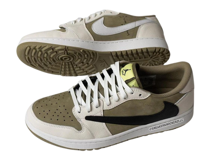 Nike Travis Scott x Air Jordan 1 Low Golf 'Neutral Olive'