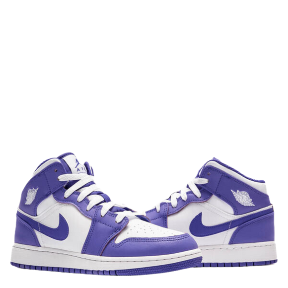 Air Jordan 1 Mid GS 'Purple Venom'