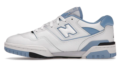 New Balance 550 UNC White University Blue