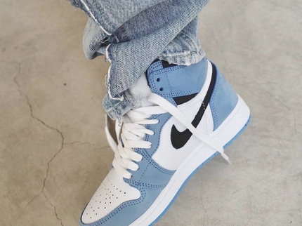 Nike Air Jordan 1 High White University Blue