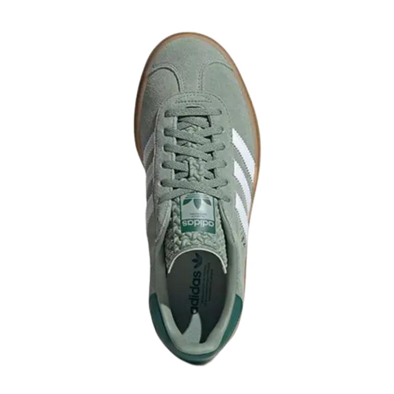 Adidas Adidas Gazelle Bold Silver Green - SneakerMood 