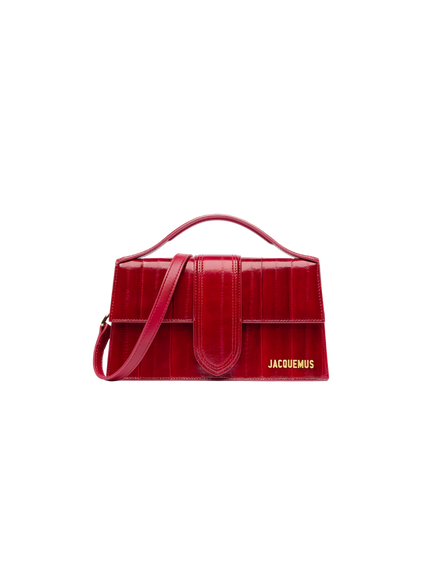 Jacquemus Le Grand Bambino Dark Red Bag – SM-JAC-GB-DARK-RED – SneakerMood – 01