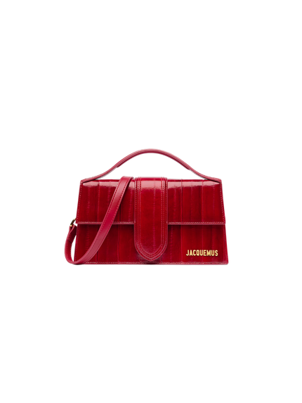 Jacquemus Le Grand Bambino Dark Red Bag – SM-JAC-GB-DARK-RED – SneakerMood – 01