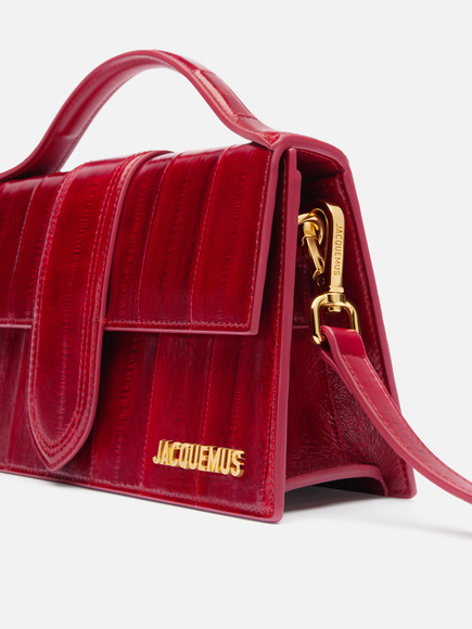 Jacquemus Le Grand Bambino Dark Red Bag – SM-JAC-GB-DARK-RED – SneakerMood – 03