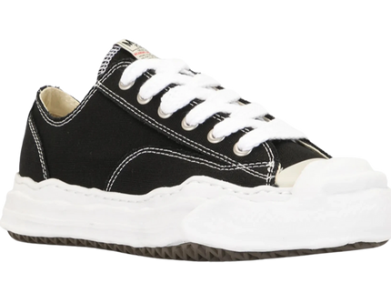 Maison Mihara Yasuhiro Hank OG Sole Canvas Low Black A05FW702 SneakerMood productfoto 2