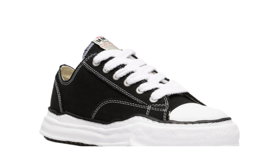Maison Mihara Yasuhiro Peterson OG Sole Canvas Low Black A01FW702 SneakerMood productfoto 2