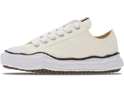Maison Mihara Yasuhiro Peterson OG Sole Canvas Low White A01FW702 SneakerMood productfoto zijaanzicht