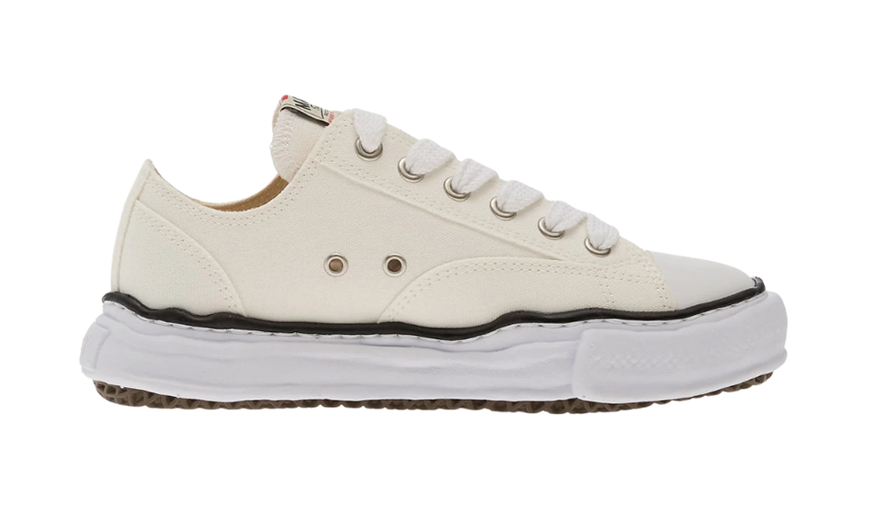 Maison Mihara Yasuhiro Peterson OG Sole Canvas Low White A01FW702 SneakerMood productfoto 2