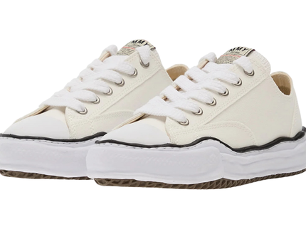 Maison Mihara Yasuhiro Peterson OG Sole Canvas Low White A01FW702 SneakerMood productfoto 3