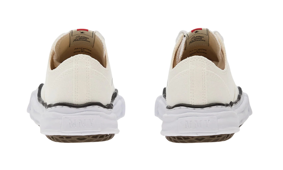Maison Mihara Yasuhiro Peterson OG Sole Canvas Low White A01FW702 SneakerMood productfoto 4