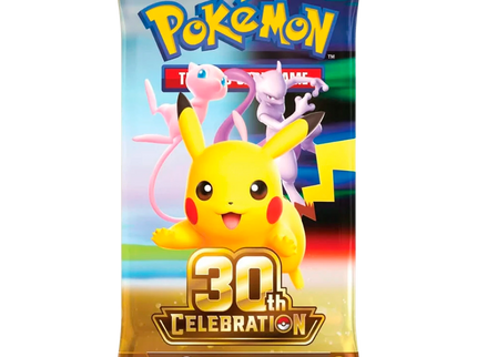 Pokémon TCG 30th Celebration Booster - SKU 890360 - front view - SneakerMood