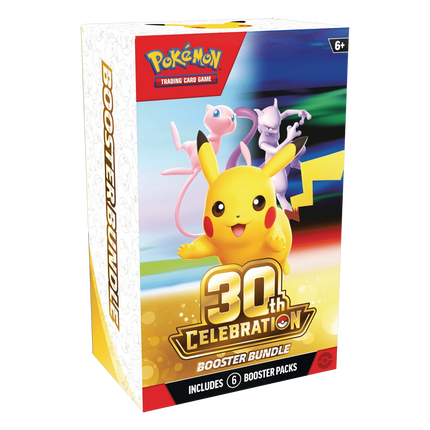 Pokémon TCG 30th Celebration Booster Bundle - SKU 895561 - front view - SneakerMood