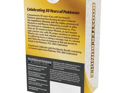 Pokémon TCG 30th Celebration Booster Bundle - SKU 895561 - product detail 3 - SneakerMood