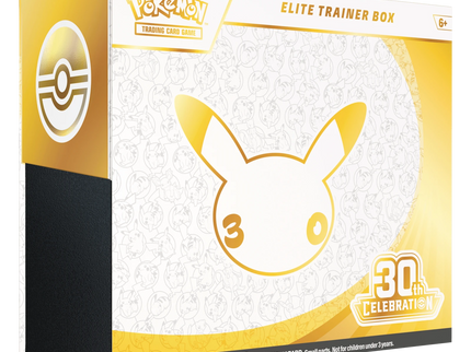 Pokémon TCG 30th Celebration Elite Trainer Box - SKU 895551 - front view - SneakerMood