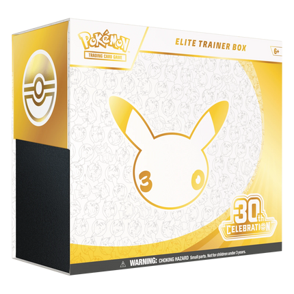 Pokémon TCG 30th Celebration Elite Trainer Box - SKU 895551 - front view - SneakerMood