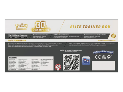 Pokémon TCG 30th Celebration Elite Trainer Box - SKU 895551 - product detail 5 - SneakerMood