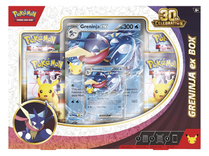 Pokémon TCG 30th Celebration: Greninja ex Box - SKU 895558 - product detail 2 - SneakerMood