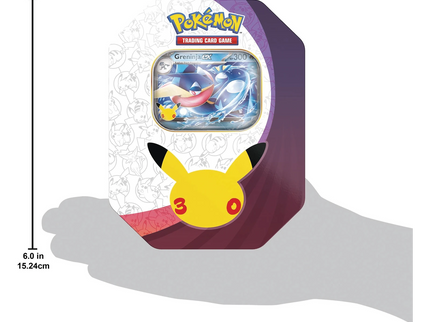 Pokémon TCG 30th Celebration Greninja ex Tin - SKU 66071 - product detail 3 - SneakerMood