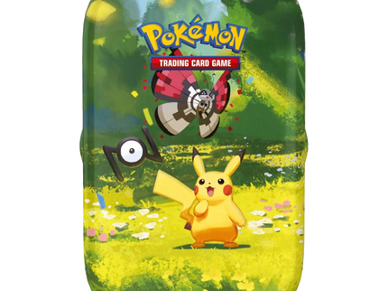 Pokémon TCG 30th Celebration: Pikachu & Vivillon Mini Tin - SKU 895572 - front view - SneakerMood