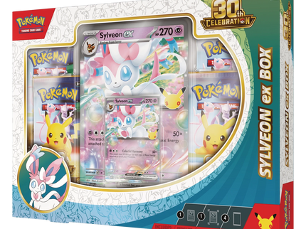 Pokémon TCG 30th Celebration: Sylveon ex Box - SKU 895557 - product detail 2 - SneakerMood