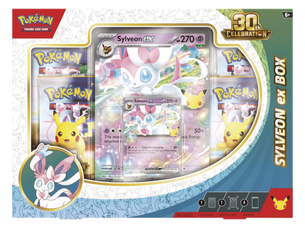 Pokémon TCG 30th Celebration: Sylveon ex Box - SKU 895557 - product detail 3 - SneakerMood