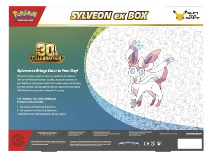Pokémon TCG 30th Celebration: Sylveon ex Box - SKU 895557 - product detail 4 - SneakerMood