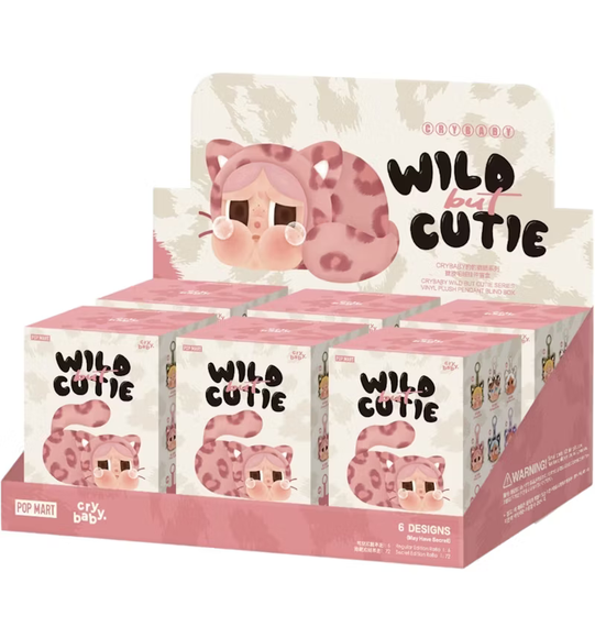 Pop Mart CRYBABY Wild but Cutie Series - Vinyl Face Plush Blind Box – SM-PM-WILD-BUT-CUTIE – SneakerMood – 01