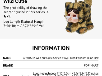 Pop Mart CRYBABY Wild but Cutie Series - Vinyl Face Plush Blind Box – SM-PM-WILD-BUT-CUTIE – SneakerMood – 03