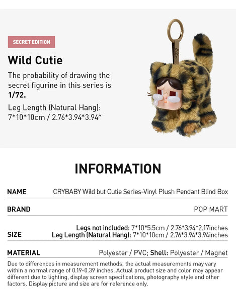 Pop Mart CRYBABY Wild but Cutie Series - Vinyl Face Plush Blind Box – SM-PM-WILD-BUT-CUTIE – SneakerMood – 03