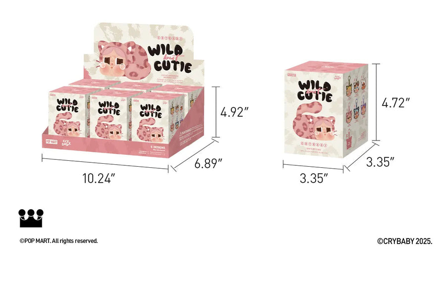 Pop Mart CRYBABY Wild but Cutie Series - Vinyl Face Plush Blind Box – SM-PM-WILD-BUT-CUTIE – SneakerMood – 13