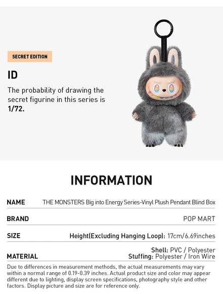 Pop Mart Labubu The Monsters Big into Energy Series Vinyl Face Blind Box – SM-PM-BIG-INTO-ENERGY – SneakerMood – 13