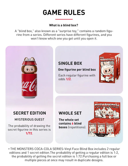 Pop Mart Labubu The Monsters Coca Cola Series Vinyl Face – SM-PM-COCA-COLA – SneakerMood – 04