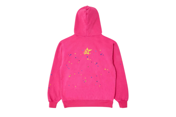 Sp5der P*NK V2 Hoodie Pink Back SneakerMood