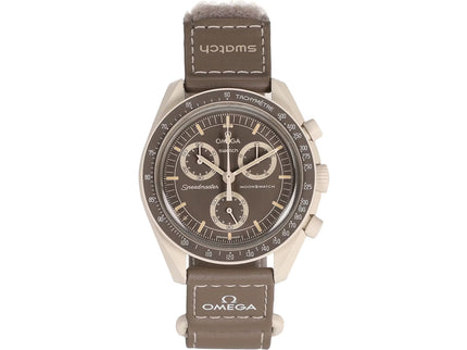 Swatch x Omega Bioceramic Moonswatch Mission On Earth Desert – SO33T103 – SneakerMood – 01