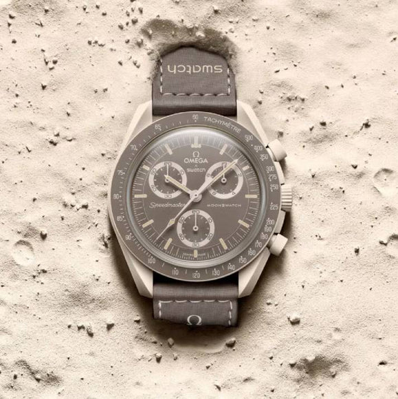 Swatch x Omega Bioceramic Moonswatch Mission On Earth Desert – SO33T103 – SneakerMood – 03