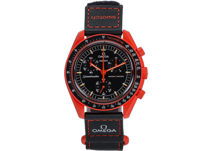 Swatch x Omega Bioceramic Moonswatch Mission On Earth Lava – SO33O100 – SneakerMood – 01