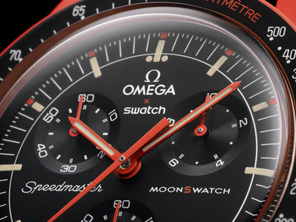 Swatch x Omega Bioceramic Moonswatch Mission On Earth Lava – SO33O100 – SneakerMood – 02
