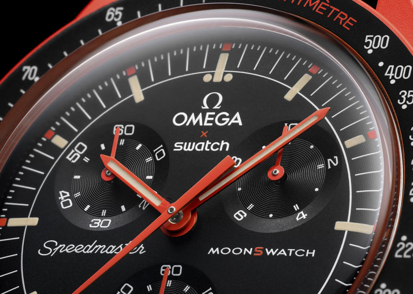 Swatch x Omega Bioceramic Moonswatch Mission On Earth Lava – SO33O100 – SneakerMood – 02